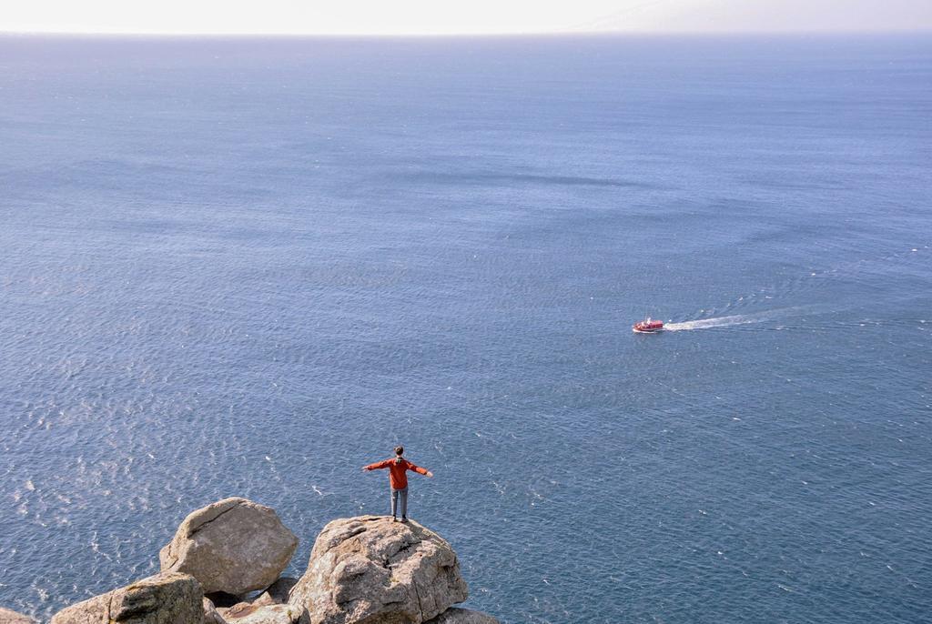 Apartamento Paseo Del Puerto Finisterre Exteriör bild