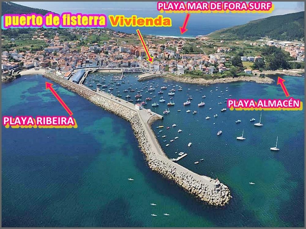 Apartamento Paseo Del Puerto Finisterre Exteriör bild